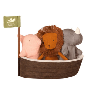 Arca de Noé com 3 mini animais