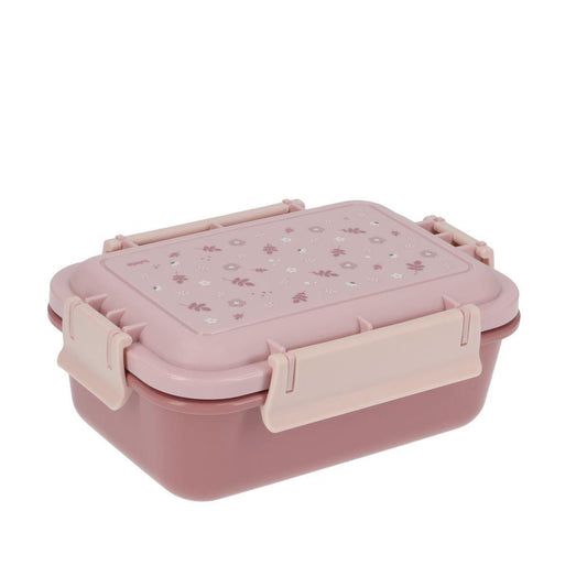 Caixa folhas rosa
