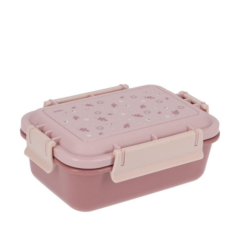 Caixa folhas rosa