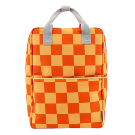 Mochila grande farmhouse laranja eléctrico/amarelo manteiga