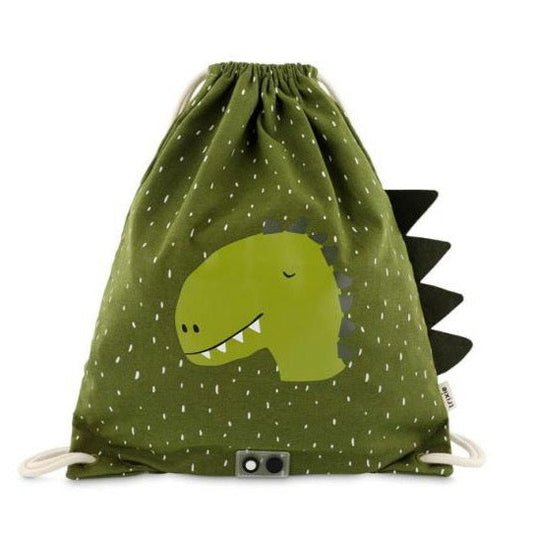 Mochila cordões trixie dinossauro