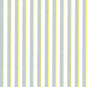 Tecido plastificado - lines dusty blue/white/yellow