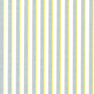 Tecido plastificado - lines dusty blue/white/yellow