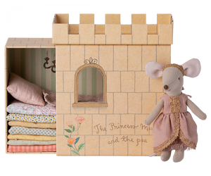 Ratinho Princesa e a ervilha no castelo