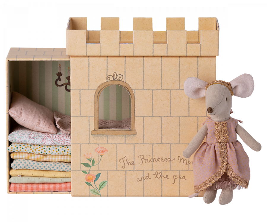 Ratinho Princesa e a ervilha no castelo