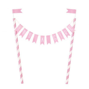Topo de bolo "It's a girl"