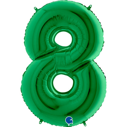 Balão grande número - verde