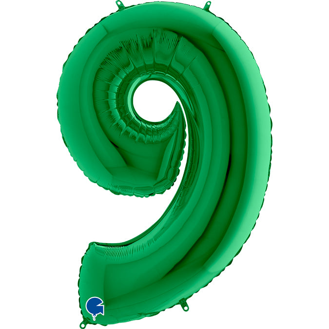 Balão grande número - verde