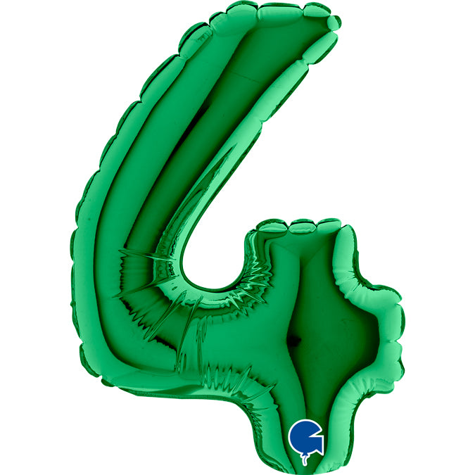 Balão grande número - verde