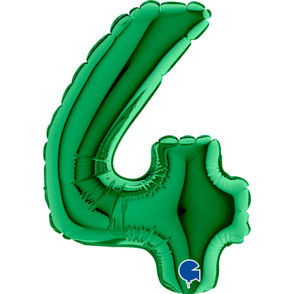 Balão grande número - verde