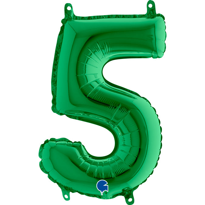 Balão grande número - verde