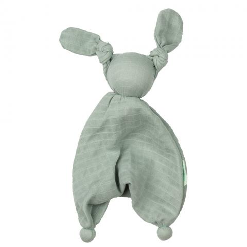 Doudou Floppy musselina - green