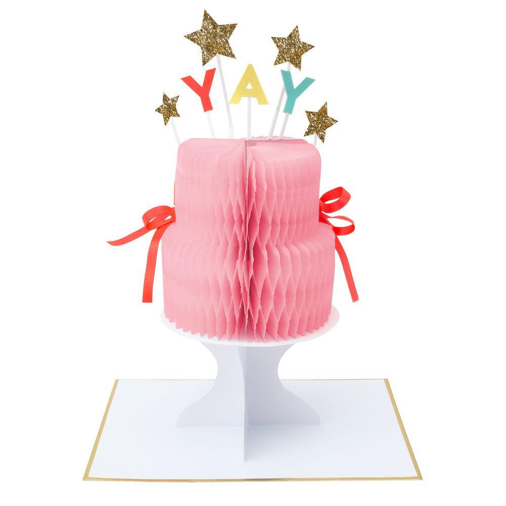 Cartão aniversário Yay! Cake