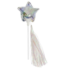 Carregar imagem no visualizador da galeria, Varinha mini balão estrela prateada