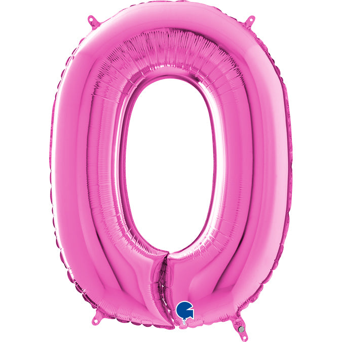 Balão grande número - fuxia