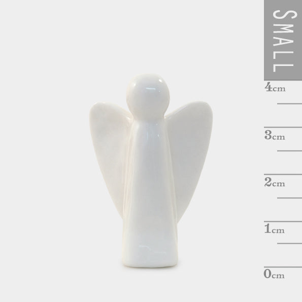 Anjo da guarda em caixa de fósforos - porcelana