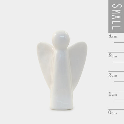 Anjo da guarda em caixa de fósforos - porcelana