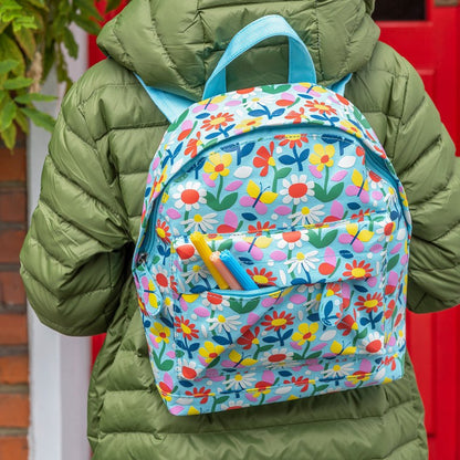 Mochila jardim borboletas