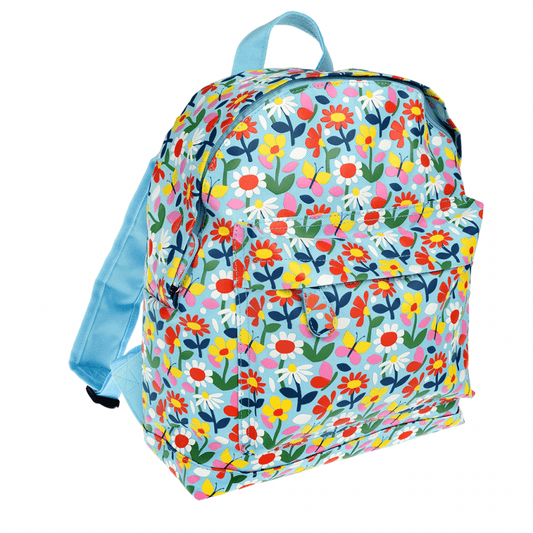 Mochila jardim borboletas