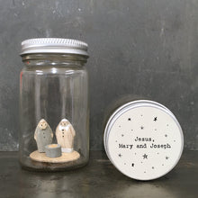 Carregar imagem no visualizador da galeria, Presépio Jesus, Maria e José em jarro