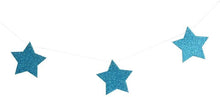 Carregar imagem no visualizador da galeria, Grinalda estrelas azuis