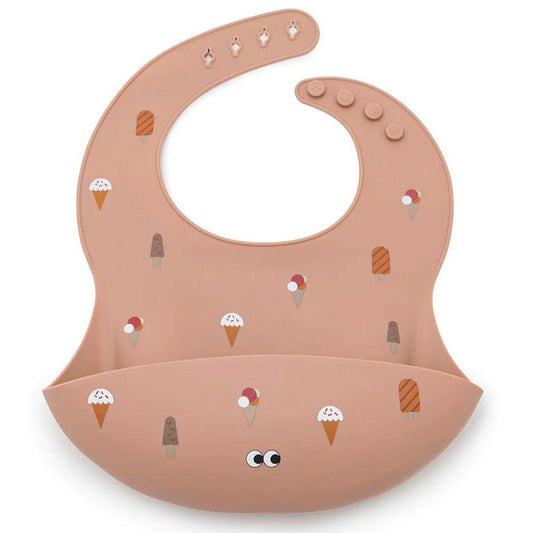 Babete silicone noui noui - ice cream rose