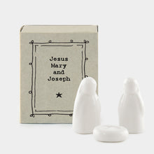 Carregar imagem no visualizador da galeria, Presépio caixa de fósforos - Jesus, Maria e José