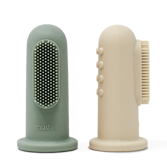 Escova dedo silicone - Cambridge blue/shifting sand