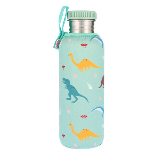 Garrafa metálica dinossauros - 750ml
