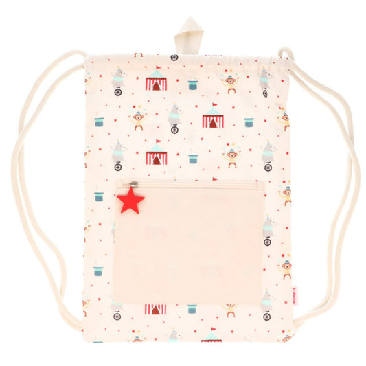 Mochila cordões circo