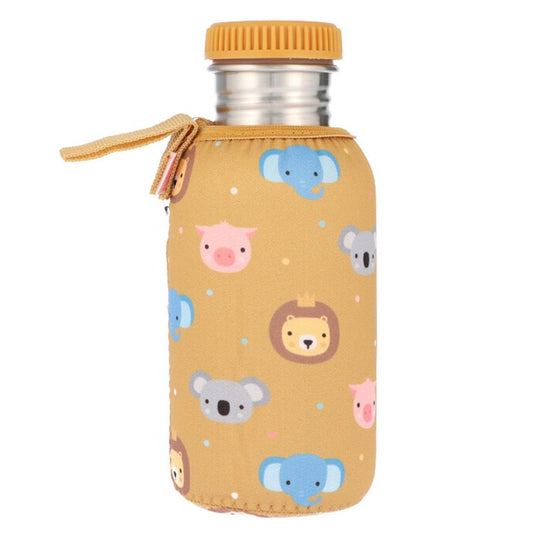 Garrafa metálica animais friends - 500ml