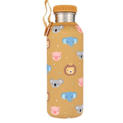 Garrafa metálica animais friends - 750ml