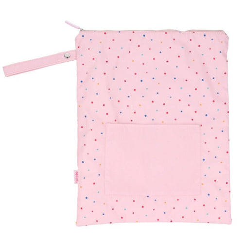 Bolsa impermeável rosa confetti