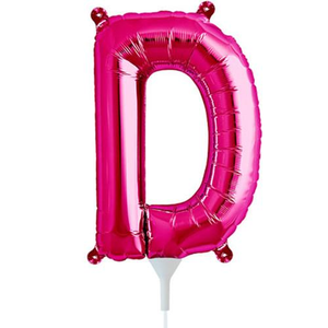 Balão foil letras rosa mini