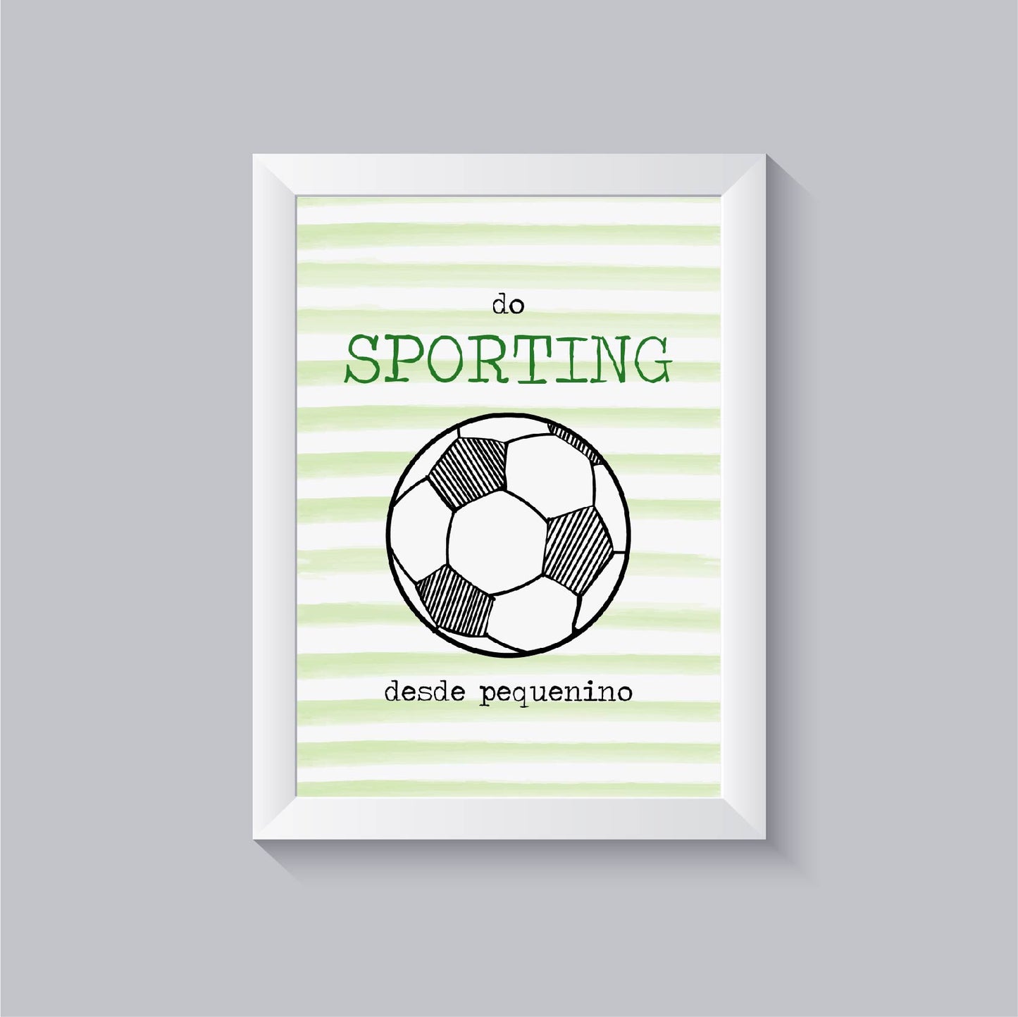 Impressão do sporting desde pequenino