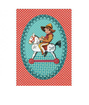 postal vintage cavalinho