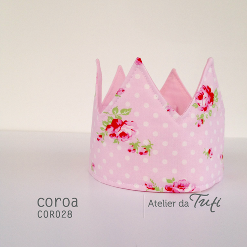 Coroa rosa bolas & flores