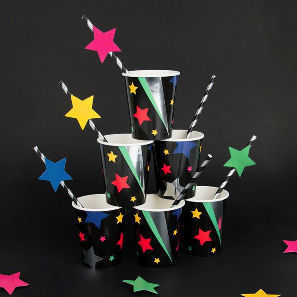 Palhinhas estrelas disco