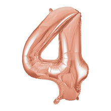 Carregar imagem no visualizador da galeria, Balão grande número - rose cobre