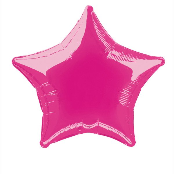 Balão foil estrela rosa