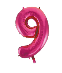Balão grande número - rosa