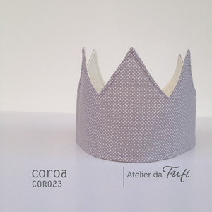 Coroa cinza pintas