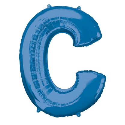Balão foil letras azul mini