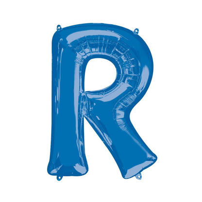 Balão foil letras azul mini