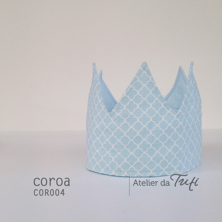 Coroa azul clara árabe