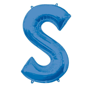 Balão foil letras azul mini