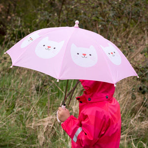 Guarda-chuva criança gato