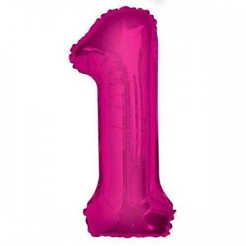 Balão grande número - rosa