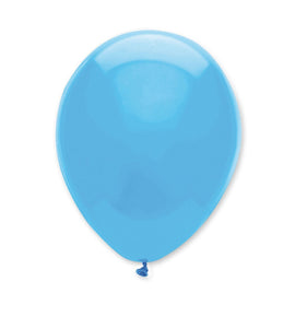 Balões lisos azuis