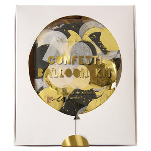 Kit balões confettis dourados